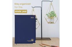 China 6.5''X8.5'' Weekly Planner 2023 Orange Vertical Hourly Schedule supplier