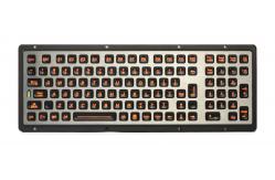 China Small IP65 dustproof and waterproof panel mount keyboard with 103 keys supplier