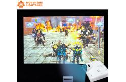 China Northern Lights Attractive Sensing Mech Warrior Wall Projection Interactive Game Machine supplier