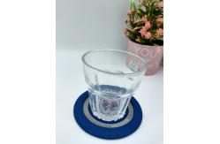 China Personalised Soft PVC Coaster Nondeform Environmental Protection supplier