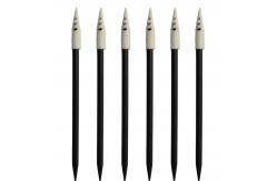 China Dust Free Black Pointed Foam Swab For Cleanroom Cleaning supplier