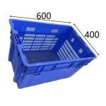 100% HDPE Collapsible Moving Plastic Crate 600 X 400 X 315mm Heavy Duty Durable for sale