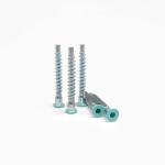 Countersunk Head Straight Repair Furniture Screws With Hexagonal Roller Coaster Thread