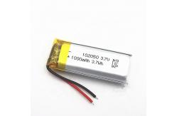 China 3.7V 1000mAh KC Approved Lithium Polymer Battery Rechargeable LiPo Battery Pack supplier
