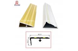 China Photoluminescent Aluminum Step Edge Trim 3mm Thickness Anti Slip supplier