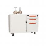 3 Drawers Steel Mobile Pedestals for sale