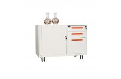 China Electrostatic Metal Mobile Pedestal Storage Cabinets With Adjustable Shelves supplier