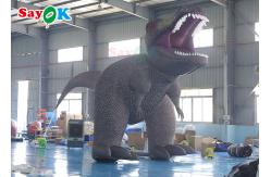 China Ferocious Dinosaur Inflatable Cartoon Characters 5m For Exhibition supplier