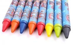 China 24 PCS 88x8mm factory custom printing best selling cheap crayon/ 24 PCS Eco-friendly colorful 88x8mm Normal wax crayon supplier