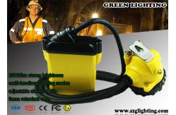 China 25000 Lux Brightness CREE Miners Helmet Light With Low Power Warning Function supplier