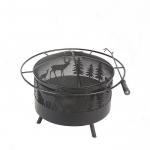 Metal Wire Heating Round Stainless  Steel Barbecue Grills 552*550*550mm for sale