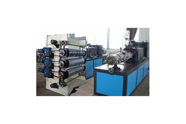 Automatic Foam Sheet Plastic Sheet Extrusion Line , PLC Control