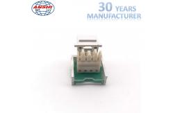 China CAT3 RJ11 90 Degree 6P4C Telephone Keystone Jack 110 IDC With Dust CAP supplier