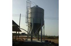 China Auto One Ton Grain Bin Poultry Feed Silo Animal Feed Storage Silos supplier