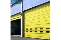 China 220V 0.8m/S Roller Shutter Doors With Transparent Window supplier