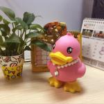 B.duck King And Queen Money Box Friendly Plastic Piggy Bank