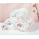 Three Layer Custom Printed Gauze Fabric for sale
