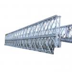 Prefabricated Temporary Bailey Bridge Steel Structure Bridge Q345B-Q460C Grade for sale