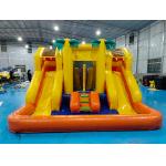 PVC 4x4x3m Inflatable Combos Little Bounce House Kids Bouncy Castle With Slide for sale