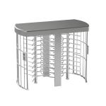 IP45 Stainless Steel Double Lane Turnstile Full Height SS304 40W for sale