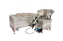 China Air Bubble Ozone 500kg/H Vegetable Fruit Washing Machine supplier