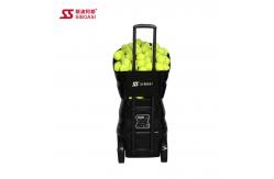 China Horizontal Oscillation Automatic Tennis Ball Feeder Built In Lithium Battery supplier