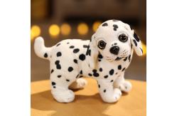 China PP Cotton Filled Short Plush Simulation Dog Toy 20cm supplier