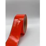 Red Heat Transfer Reflective Stripe 5cm Width For Fashion Wear, Sports Wear for sale