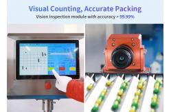 China Auto Visual Counting Bottling Machine With 100% Accuracy Stainless Steel PLC Control supplier