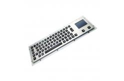 China Waterproof Illuminated Metal Keyboard With Touchpad And 64 Led Backlit Keys supplier