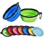 Pet Bowl Folding Silicone Travel Dog Bowls Collapsible Walking Portable Outdoor Water Bowl For Cat for sale
