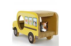 China Running Climbing Cat Corrugated Scratcher Triangle Cardboard Cat Scratcher supplier