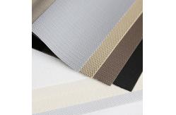 China Horizontal Sunscreen Zebra Fabric 100% Polyester Double Layer Blinds Fabric supplier
