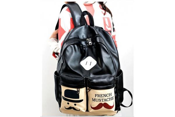 classical PU material Fashion backpack