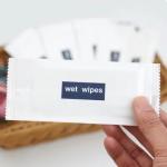 KILINE Custom Design Single Packed Cleaning Wet Wipes Individual Wrapped Sachet Wet Wipe Custom for Restaurant Hotels for sale