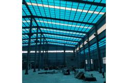 China Custom Fabrication Metal Steel Structure Building With Metal Roofing Wall Panel supplier