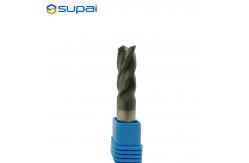 China High Precision Square End Mill 4 Flute Metal Cutting Tool Diameter 1-20mm supplier