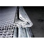 Hook Strip Type Manganese Woven Steel Mesh High Abrasion Resistan for sale