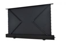 China ALR Electric Foldable Projector Screen 12V Trigger Remote Control supplier