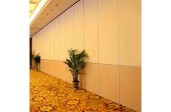 China Five Star Hotel Movable Operable Partition Wall MDF Melamine Finish supplier