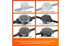 China DC24V 50mm RGB Full Color LED Point Light IP67 Waterproof for Outdoor Wall Decoration supplier