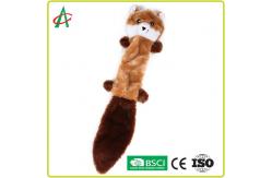 China Cuddly Durable Squeaky Dog Toys 25cm with Super Soft Fabric Material supplier