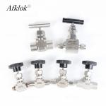 Stainless Steel Instrumentation Needle Valve – ISO 9001 Certified, 414 Bar, Low Torque for sale