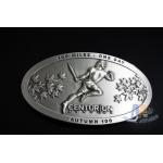 Zinc Alloy / Pewter Custom Made Buckles / Mirosoft Belt Buckle with Antique Nickel Plating for Awards for sale