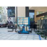 14 m Aluminum Alloy vertical mast lift manlift double mast lift vertical platform lift aerial work platform for sale