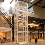 3000kg Load Cage Lift 3m Lifting Height Warehouse Freight Elevator for sale