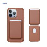 Custom Leather Magnetic Card Holder Wallet Shockproof For IPhone Samsung for sale