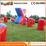 Customized Color Inflatable Air Bunker 0.6mm PVC Tarpaulin Paintball Inflatable Bunkers for sale
