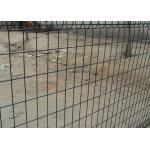 White Color Double Loop Wire Mesh Fence / Lawn Fence Welded Mesh Powder Coated for sale