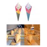 Strawberry Flavor Wafer Cones 118-120mm Height With 22 ° Angle for sale